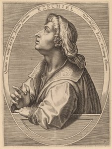 Ezekiel by Theodor Galle after Jan van der Straet