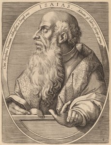 Isaiah by Theodor Galle after Jan van der Straet