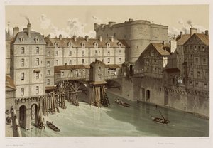 Le petit Chatelet et le petit pont by Theodor Josef Hubert Hoffbauer