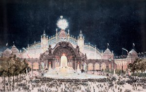 Universal Exhibition, View of the Palace of the Electricity and Water Castle, Paris
