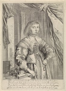 Portrait of Anna Maria van Schurman by Theodor Matham