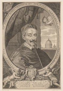 Portrait of Pope Alexander VII by Theodor Matham