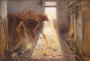 Cowshed on the Island of Saltholm by Theodor Philipsen