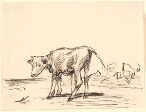 A Bull Calf by Theodor Philipsen