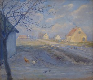 The Road to Copenhagen from Kastrup. The Island of Amager