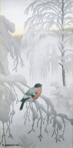 Bullfinch by Theodor Kittelsen