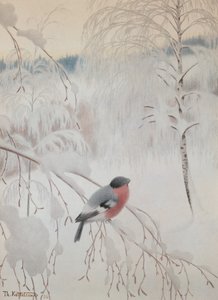Bullfinch by Theodor Kittelsen