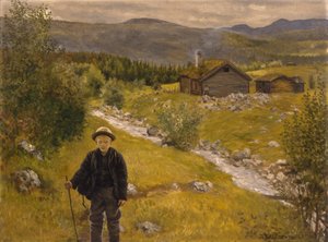 Farewell mother by Theodor Kittelsen