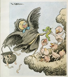 Here is the food kids by Theodor Kittelsen