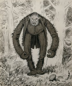 Nature Slept, When He Was Created by Theodor Kittelsen