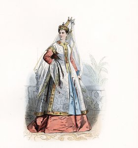 Roxelane or Russelazie, or Hurrem (nee Anastasia Lisovska, circa 1500-1558), slave and wife of Soliman I the Magnificent - Roxelana, wife of Sultan Suleiman the Magnificent, after Theodore de Bry