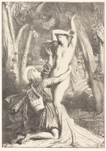 Apollo and Daphne by Théodore Chassériau