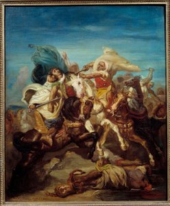 Battle of Arab Horsemen by Théodore Chassériau