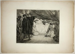 O Spartan Dog, Plate Fifteen from Othello by Théodore Chassériau