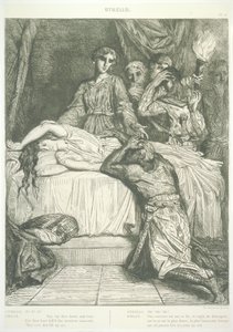 Plate 14 (Act V, Scene II), from Othello: Fifteen Etchings by Théodore Chassériau