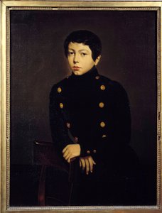 Portrait of Ernest Chasseriau, Pupil of the Naval School of Brest, Brother of the Artist (1836) by Théodore Chassériau