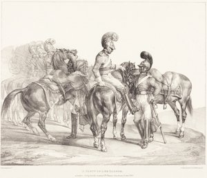 A Party of Life Guards by Theodore Gericault