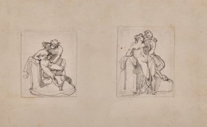 Antiope Ravished by Jupiter in the Form of a Satyr by Theodore Gericault