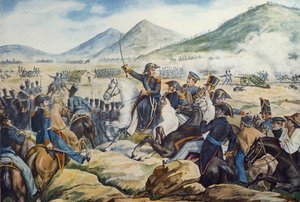 Argentine General Jose de San Martin at Battle of Chacabuco, February 12 by Theodore Gericault