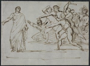 Assassination of Tiberius by Theodore Gericault
