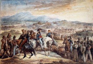 Chilean Independence War: View of the Battle of Maipu by Theodore Gericault