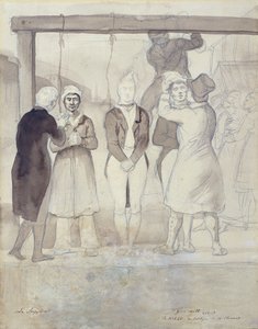 Execution in London (the Punishment) by Theodore Gericault