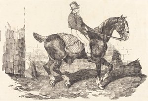 Groom Mounted on a Carriage-Horse by Theodore Gericault