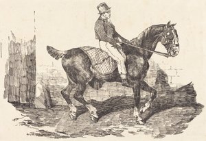 Groom Mounted on a Carriage-Horse by Theodore Gericault
