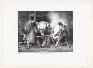 The Flemish Blacksmith by Theodore Gericault