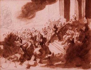 Louis XVIII Taking a Parade on the Champ de Mars by Theodore Gericault