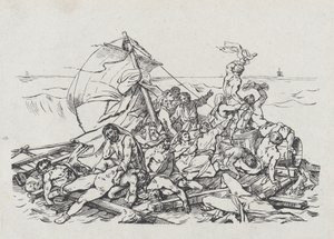 Shipwreck of the Medusa by Theodore Gericault