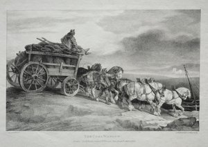 The Coal Wagon by Theodore Gericault
