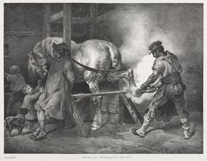 The Flemish Blacksmith by Theodore Gericault