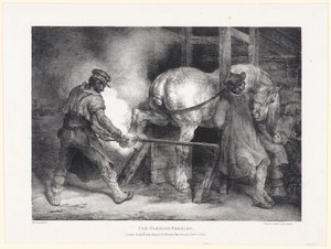 The Flemish Farrier by Theodore Gericault
