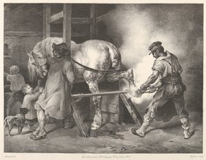 The Flemish Farrier by Theodore Gericault