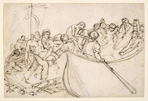 The Rescue of the Survivors of the Raft of the Medusa by Theodore Gericault
