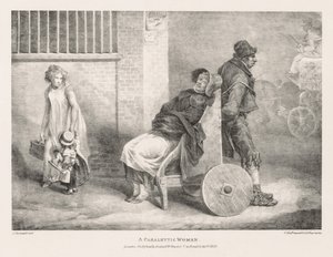 Various Subjects Drawn from Life and on Stone: A Paralytic Woman, 1821 by Theodore Gericault
