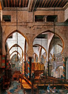 Interior of a Synagogue in Algiers