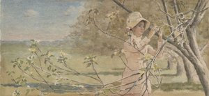 Under Green Apple Boughs by Theodore Robinson
