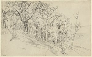 Forest in Boisrémond (recto); Cottage in a Forest (verso)