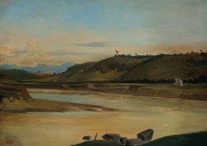 Landscape with River. Around 1834/35