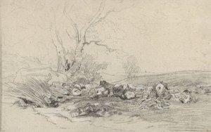 Chopped Down Trees by Theodore Rousseau