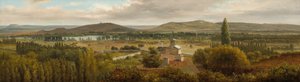 Panoramic Landscape Near the River Moselle