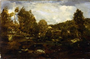 The Valley of Tiffauge by Pierre Etienne Theodore Rousseau