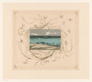 View of the Sea at Bognor Regis by Theodore Roussel