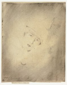 Pierrot, Portrait of the Lady A. C. by Theodore Roussel
