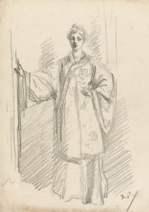 Standing Figure in a Chinese Gown by Theodore Roussel