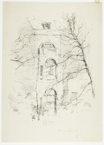 Winter, A House in Green Park by Theodore Roussel