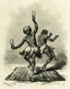 The Prophetic Dance, especially for the Masoupias tribe, lasts all day long, accompanied by drums, songs and claps of hands, the two dancers perform their dance until complete exhaustion, and when they fall unconscious, they leave the fateful words of a hu