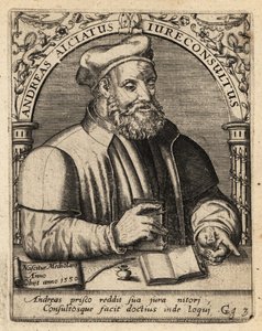 Andrea Alciato by Theodore de Bry